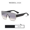 2019 new designer sunglasses 1211 metal frame PC lense square glasses for uniex six colors big frame with case