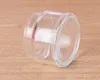 5g / 5ml 10g / 10ml Upscale Kosmetisk Förvaringsbehållare Jar Face Cream Lip Balm Frostat Glasflaska Pott med lock med inre kudde