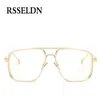 بالجملة إطار RSSELDN جديد إمرأة نظارات إطارات النظارات الكلاسيكية العلامة التجارية مصمم الرجال العصرية هلالية خمر UV400