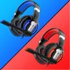 Bonks G1 Gaming Headset PS4 Headphones Game Earphones Wired Bass Stereo Casque med mikrofon för PS4 Ny Xbox One Laptop Tablet Gamer