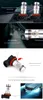 Pair of Universal Automobile H11 100W 6000K LED Fog Lamp Daytime Running Pure White Light