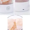 Home Decor LED Crystal Salt Light Air Purifier Colorful Lamp Sleeping Smart Charge USB Bedroom Bedside Lamps Warm Lava Lights Gift DH1076