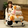 새로운 거대 동물 소 누워 베개 귀여운 부드러운 황소 어린이 소녀 선물을위한 송아지 플러시 장난감 큰 베개 장식 80cm 110cm DY50848