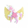 Ins маленькие девочки шпилька милая мультфильма Bobby Pin Wings Bow Clips Clips Sequin Blitter Barrette Pentagram Headres Accessories 2288631