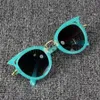 Atacado- Sunlasses Crianças Viagem Praia UV400 Lens Óculos Cute Girl Boy tons frescos Óculos de partido do presente TTA-1119