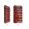 Cuillères de haute qualité en forme de moule à chocolat en silicone de qualité alimentaire Moule à chocolat en silicone Plateaux à glace en silicone Promotion du moule