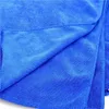 30 × 70 سنتيمتر متعددة الوظائف سيارة منشفة نظيفة فائقة غرامة الألياف سيارة نظيفة الشمع غسل منشفة - أزرق