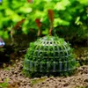 Aquarium Mineral Stone Suspended Float Moss Ball Fish Tank Aquascape Crystal Red Shrimp Live Plant Cultivation Holder House yq01087
