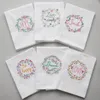 High-quality Embroidered Tea Towels Cotton Napkins Table Napkins Home Kitchen Servetten Wedding Cloth Napkins Wine Cup towel 45*70cm WCW673