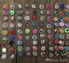 50pcslot High quality Mix Many styles 18mm Metal Snap Button Charm Rhinestone Styles Button rivca Snaps Jewelry NOOSA button 5091870