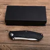 1 Pz Coltello Pieghevole Di Sopravvivenza Di Alta Qualità D2 Lama Di Raso Nero G10 Maniglia Coltelli Da Tasca EDC Coltelli Da Campeggio All'aperto Strumenti Di Salvataggio