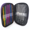 Sticknål 22st Set Aluminium Crochet Hooks Metal Crochet Sweater Needles Set 22PCS / Set Hand Syverktyg OOA7382-1