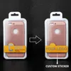 iPhone XS Max Phoneケースの包装箱x 8 7のためのオレンジ色のステッカーが付いている堅いプラスチックパッケージをカスタマイズすることができます