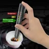 Tester del liquido dei freni per auto Mini strumento di test elettrico Penna per test dei liquidi dei freni 5 Indicatore LED Strumenti diagnostici per il test dell'olio automatico