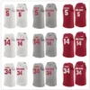 John Havlicek # 5 Basketball Jerseys Joey Lane # 14 Kaleb Wesson # 34 OSU Ohio State Buckeyes College Retro Men's Ed Custom Any Name