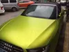 Lemon Green Matte Metallic Chrome Vinyl Car Wrap Film Roll With Air Bubble Free Matte Metal Car Wrapping Foil Decal