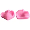 2pcs / set petal löv ros formad silikon mögel kaka dekoration verktyg fondant 3d blommor bröllop tårta moul