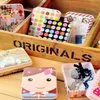 500pcs Lovely Metal Rektangulära Smycken Förvaring Box Candy Tin Box Organizer Holder Trinket Gift Mini Söt