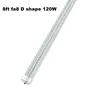 8ft Ampoule LED 120W FA8 Tube LED Pied 8 Single Pin T8 LED Tube Light Double Ended Power, FT8 T10 Fluorescent Remplacement