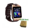 2020 Smart Watch DZ09 Corloge de podomètre Smartwatch avec carte SIM Slot Push Message Bluetooth Connectivité Android Phone Men Watch8616716