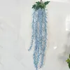 5pcs 100cm Konstgjord hängande blomsträng för växtvägg Bröllopslandskap Archway rekvisita Home Hotal Office Bar Dekorativ