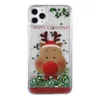 Árvore do Feliz Natal dinâmico Quicksand Glitter Estrela de telefone capa para iphone 11 11Pro 11Pro max max Xs Xr X 7 mais capa dura PC Shell