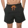 2019 Nuevos pantalones cortos de baño de secado rápido para hombre Traje de baño de surf de verano Pantalones cortos de playa para hombre Traje de baño de playa Deporte Pantalón corto para correr Hombre Bañadores N290K