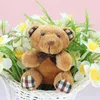 4 ألوان 11 سم أطفال قلادة قلادة DIY Bow Bear Bear Berndant Loves Provessed Animals Figure Birthday Plush Dolls Dolls Toys3778501