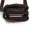 Retro Męska torba Man Messenger Torka oryginalna skóra małe whenage crossbody dla mężczyzn męskie ramię bolsa1274c