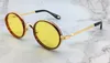 Wholesale-New fashion designer sunglasses 7052 oval amber color frame retort popular summer style hot selling uv400 protection eyewear