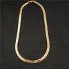 Catene 2021 Collana per lama a catena a spina di pesce piatta Collana clavicola12643032