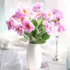 2 вилки моделирования мака цветок свадьба искусственный букет цветок поддельный венок цветок для дома свадебные украшения растений