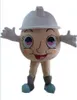 2019 factory hot an egg mascot costume with a white hat for adult to wear for sale