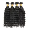 Hela 10pieceslot Deep Wave Bundles Hårförlängningar Curl 1028inch 10pieces Natural Color 100 Human Hair Wefts5631985