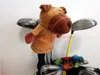 Hayvan Shar Pei Köpek Golf Fairway Woods Başörtüsü Karikatür Golf Kapak Spor Malzemeleri Kulübü Aksesuarları Maskot Yenilik Cue Hediye