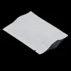 Biała folia aluminiowa Zipper Resealable Torby opakowaniowe Folia aluminiowa Pakiet spożywczy Torby do suchych przekąsek do przechowywania Mylar Folia Wouches