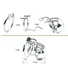 Chaste Bird New Arrival 316 Stainless Steel Male PA Chastity Device Penis Ring Cock Cage Adult Sex Toys Kidding Zone "Bridge"-01 T200511