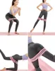 Cinture per allenamento fitness Scultura del corpo Gamba Shaper Fasce di resistenza per squat Anelli per esercizi Tessuto antiscivolo Fascia elastica Stretching Allenamento yoga