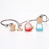 Glass Wishing Bottle Pendant Air Freshener Hanger Car Hanging Ornament Perfume bottle Fast Shipping F1858