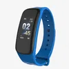 C1S Smart Bracelet Pressão Smart Relógio Smart impermeável Tracker de fitness Freqüência cardíaca Monitor de pulso Smart Watch para Android iPhone IO