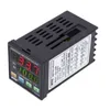 Livraison gratuite Contrôleur de température PID programmable numérique Thermomètre LED SSR TC / RTD + 24V-380V 25A SSR-25 DA Module de relais à semi-conducteurs