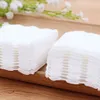 50 sztuk / zestaw Dwustronne prasowane podkładki bawełniane Makijaż Nail Polski Remover Wipes Hydropatic Compress Compress Bawełniany Puff