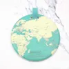 50pcs Seyahat aksesuarları Bagaj Etiketi Yaratıcı Casual Harita Silika Jel Bavul Kimliği Adres Bagaj Kurulu Etiket Taşınabilir Etiket