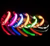 LED Nylon Haustier Hundehalsband Nacht Sicherheit LED Licht im Dunkeln leuchten Kleine Haustier Hundeleine Hundehalsband Blink Sicherheit Halsband GB905