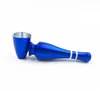 2019 Tillverkare Direct Selling Creative Bowling Pipe Portable Aluminium Alloy Small Pipe Fashionable Fine Metal Tobacco