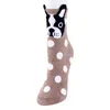 Cara bonito do cão Mulheres Socks agradável Dot Lady meias de algodão Tamanho gratuito Meninas dos desenhos animados do estudante Sock M119