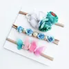 3 pièces/ensemble enfants fille bébé enfant en bas âge fleur bandeau bandeau cheveux chapeaux maquiagem infantil nouveau-né photographie accessoires rétro