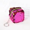 8 stilar Sequin Coin Pures Luxury Bling Magic Sequins Mini Plånböcker För Girl Party Favoriter För Mynt Keys Candy Wallet Bag Tillbehör