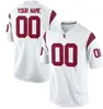 Football Jerseys Custom USC Trojans 2019 Football Any Name Number Red White 32 OJ Simpson 9 JuJu Smith-Schuster 18 JT Daniels Seau Bush NCAA College Jersey