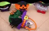 Ny Halloween Pumpkin Bucket Cartoon Vampire Black Cat Ghost Witch Handväskor Halloween Candy Bag Party Gift Candy Väskor
